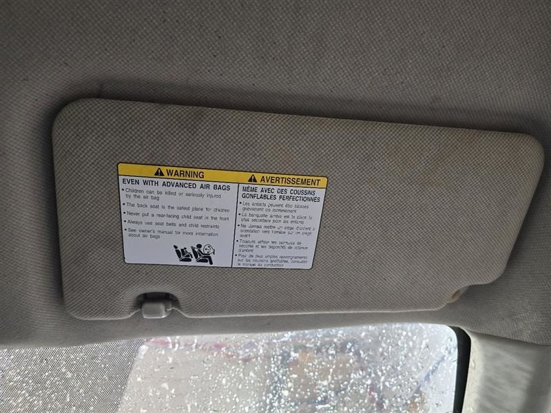 Passenger Sun Visor Without Sunroof Hatchback Fits 07-12 VERSA 605060
