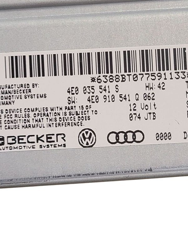 Audio Equipment Radio Receiver Controller Fits 05-10 AUDI A8 627495