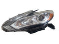 Driver Headlight Sedan Halogen Chrome Housing Fits 16-18 ALTIMA 665372
