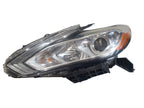 Driver Headlight Sedan Halogen Chrome Housing Fits 16-18 ALTIMA 665372