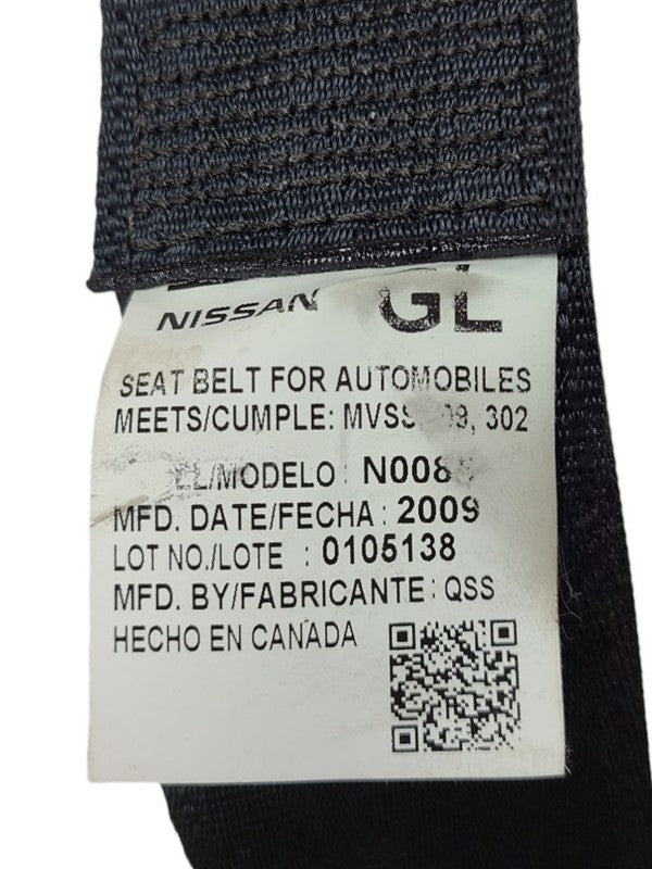 REAR ALTIMA    2010 Center Retractor Seat Belt Rear 575144
