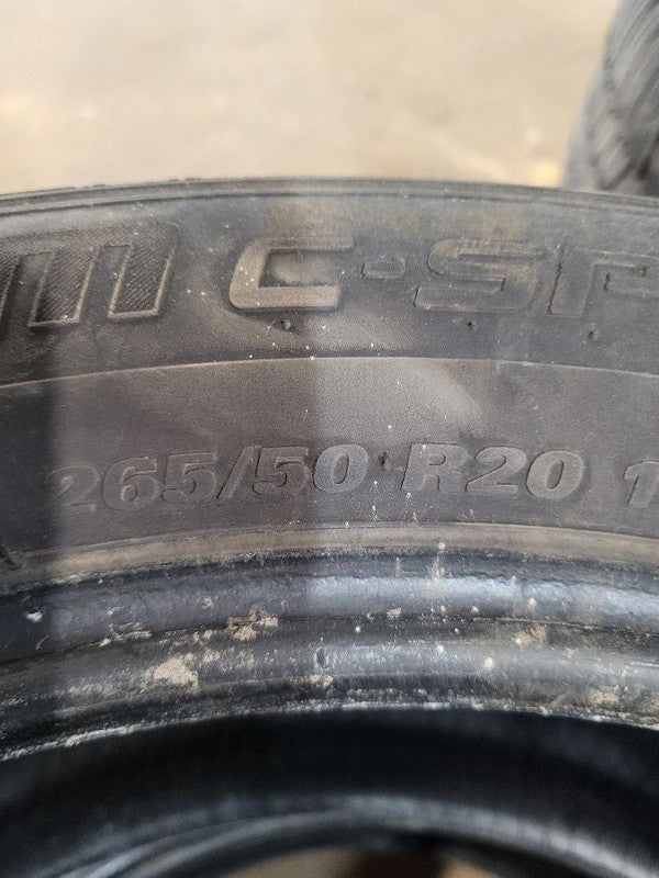 2 Used Tires 265-50-20 Phantom C Sport 8/32 667101