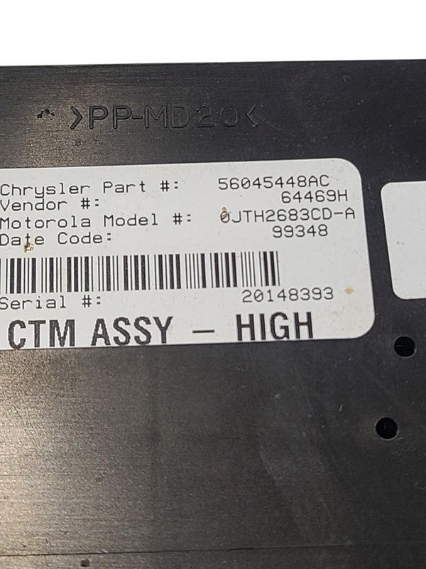 Chassis ECM Body Control BCM Fits 01-02 DODGE 2500 661568 56045448AC