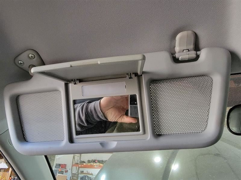 Driver Left Sun Visor Illuminated Fits 09-11 MAZDA RX8 512711