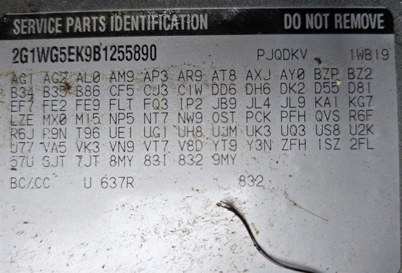 Temperature Control Dual Zone Opt CJ3 Heated Seats Fits 06-11 IMPALA 6