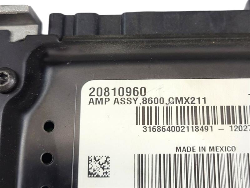 Audio Equipment Radio VIN W 4th Digit Limited Fits 06-16 IMPALA 569427