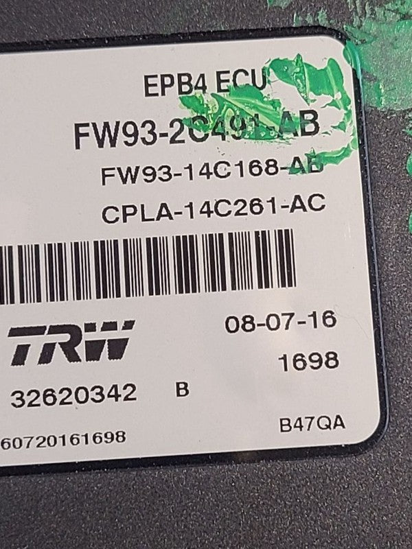 Chassis ECM Parking Brake Control Module Fits 16-19 XJ 640403 FW932C49