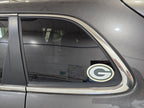 Driver Quarter Glass Privacy Tint Chrome Trim Fits 14-18 CHEROKEE 6234