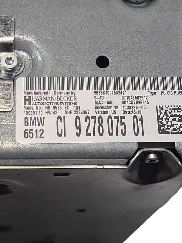 Audio Equipment Radio Remote CD Changer 6 Disc Fits 07-13 BMW X5 67036