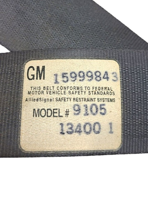 REAR SILVRDO15 2000 Center Retractor Seat Belt Rear 574802