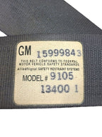 REAR SILVRDO15 2000 Center Retractor Seat Belt Rear 574802
