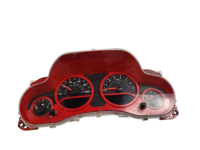 Speedometer Cluster 100 MPH All Black Display Fits 08 WRANGLER 648184 