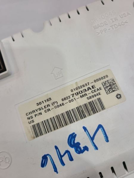 Speedometer MPH 3.5" Screen Fits 17 PACIFICA 555596