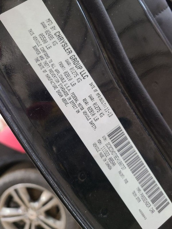 Passenger Front Seat Bucket Cloth Manual Fits 11-14 CHARGER 663676