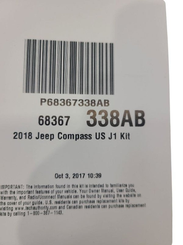 COMPASS   2018 Owners Manual 634344