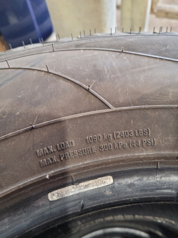 4 Used Tires  Corsa 245-75-16  8/32 Tread 663381