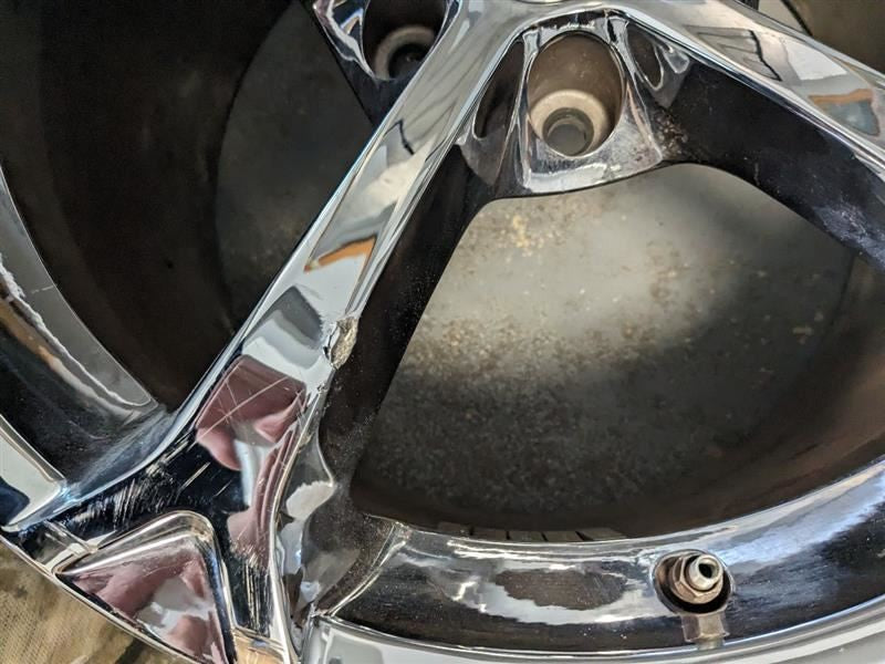 Wheel 19x10 Rear 5 Spoke Chrome Opt QX3 Fits 11-13 CORVETTE 583321