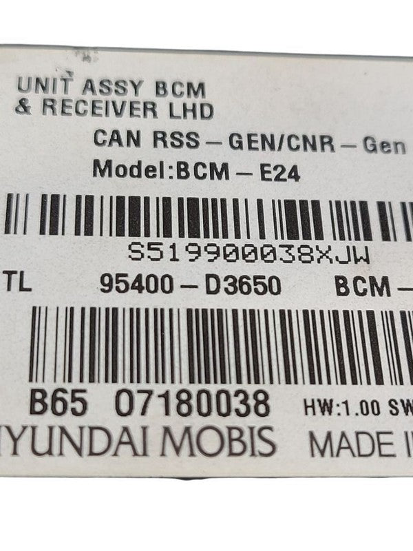 Chassis ECM Body Control BCM Right Hand Dash Fits 16-18 TUCSON 632250
