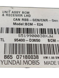 Chassis ECM Body Control BCM Right Hand Dash Fits 16-18 TUCSON 632250