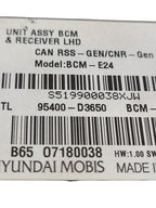 Chassis ECM Body Control BCM Right Hand Dash Fits 16-18 TUCSON 632250