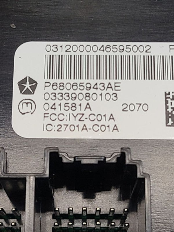 Chassis ECM Theft-locking Passive Entry Fits 11-14 CHALLENGER 603856