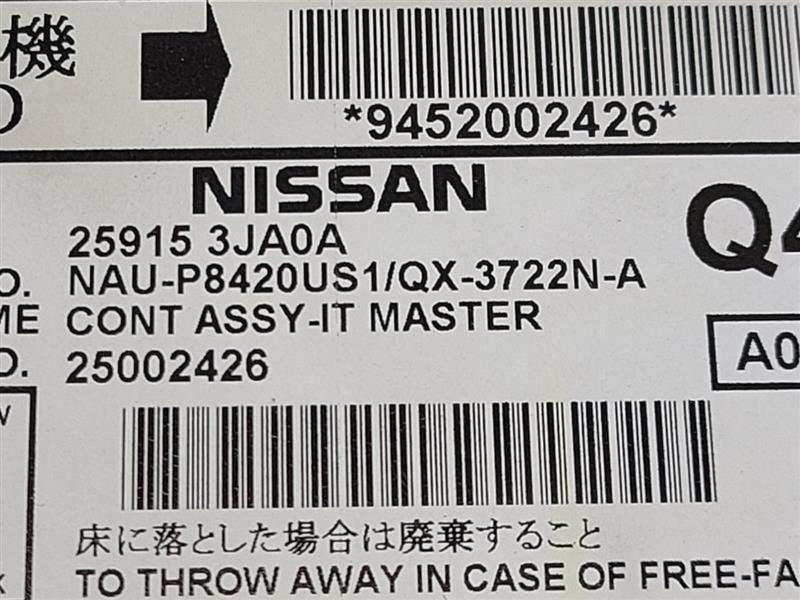 Audio Equipment Radio Receiver Fits 14-16 INFINITI QX60 600537 259153J