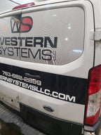 Passenger Rear Back Door Low Roof With Window Fits 15-25 TRANSIT 150 6