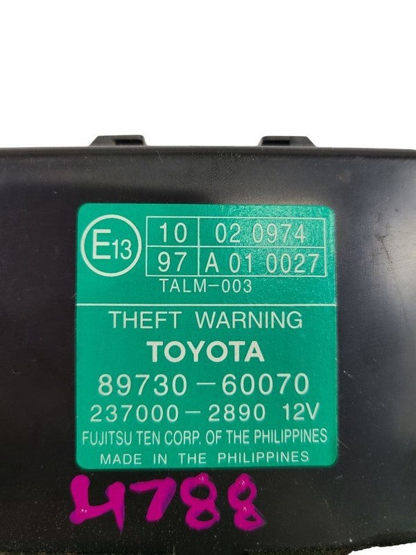 Chassis ECM Theft-locking Upper Left Hand Dash Fits 03-05 LEXUS GX470 