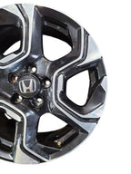 Wheel 18x7-1/2 Alloy Machined Face Black Touring Fits 17-19 CR-V 65022