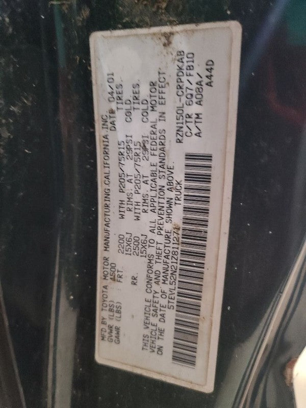 Driver Left Front Door Manual Windows Fits 95-04 TACOMA 679524