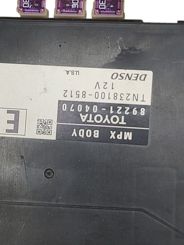 TACOMA    2020 Fuse Box Cabin 680604