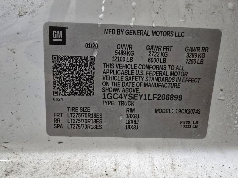Rear Axle Srw 3.42 Ratio Opt GU6 Fits 20-21 SIERRA 3500 PICKUP 614209