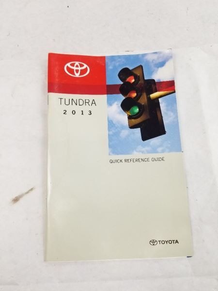 TUNDRA    2013 Owners Manual 449839