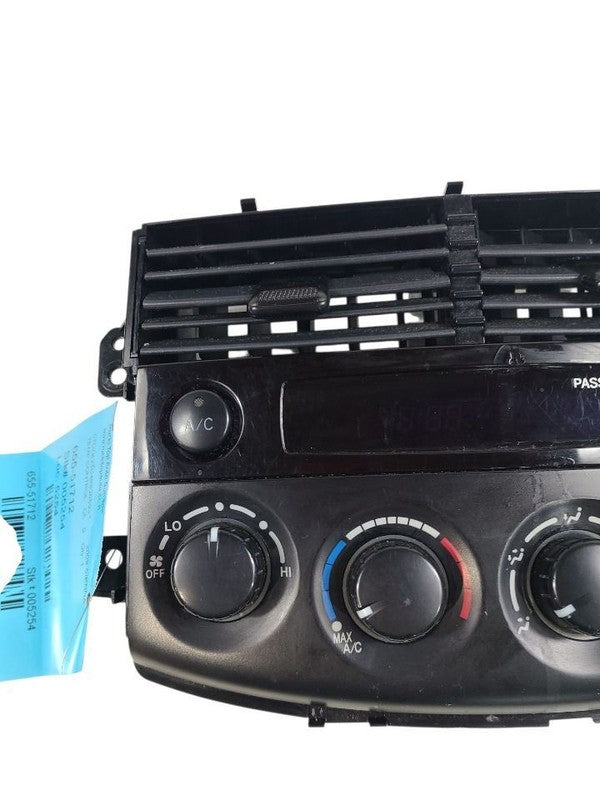 Temperature Control Front Control With AC Fits 06-10 SIENNA 650074