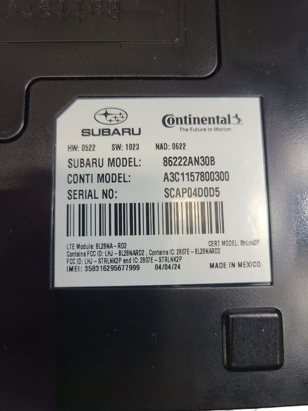Chassis ECM Communication Telematics Behind Radio Fits 23 LEGACY 60887