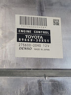 Engine ECM Electronic Control Module Fits 14-15 LEXUS GS350 665974 896
