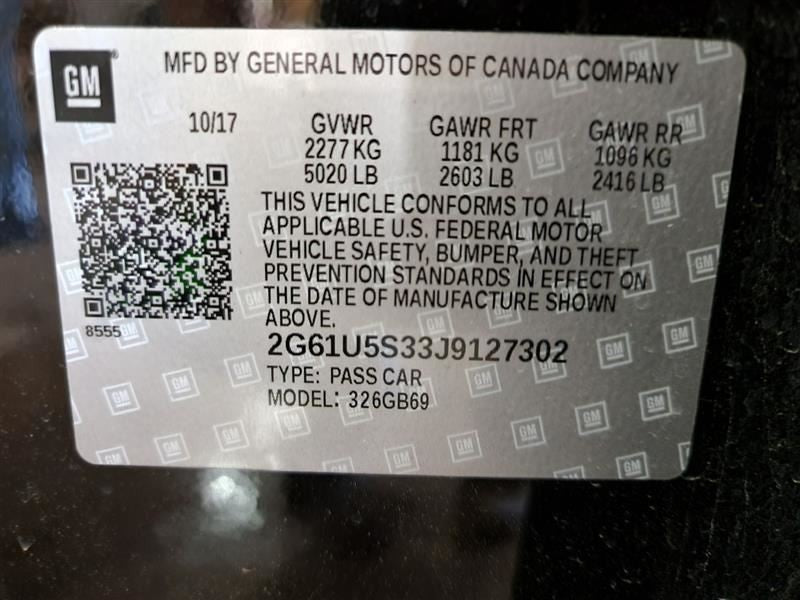 Engine 3.6L VIN 3 8th Digit Opt Lfx Fits 15-16 18-20 IMPALA 547936