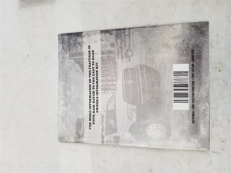 RAM2500   2015 Owners Manual 417296