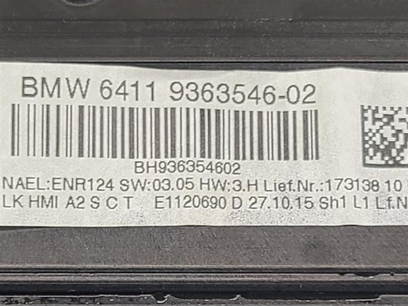 Temperature Control Digital Display With Heated Seat Fits 16-20 BMW M2