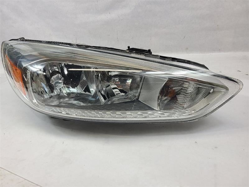 Passenger Headlight Halogen Chrome Headlamp Bezel Fits 15-18 FOCUS 553