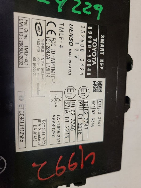 Chassis ECM Theft-locking Left Hand Front Dash Fits 07 LEXUS LS460 624