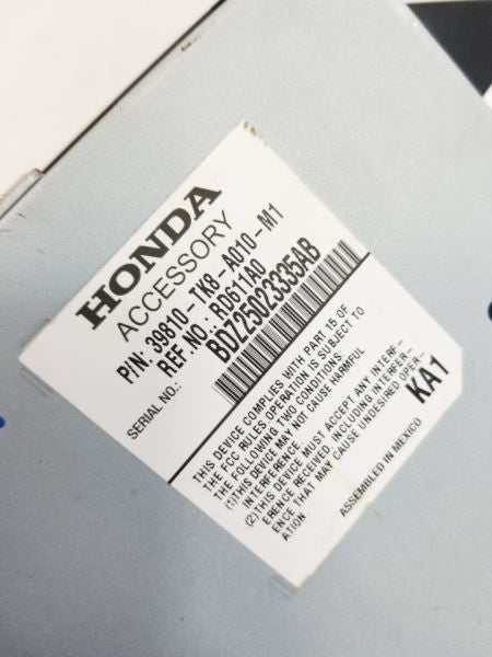 Info-GPS-TV Screen Dash Mounted Fits 11-13 ODYSSEY 399843 39810-TK8-A0