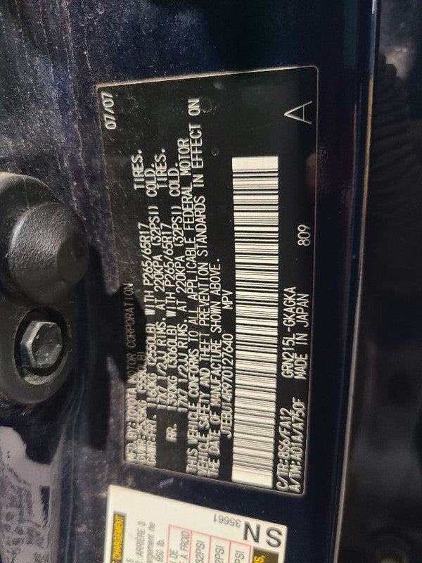 Driver Front Door Electric Windows Fits 06-09 4 RUNNER 680111