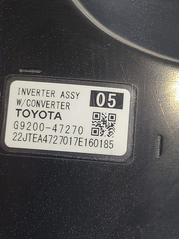 Conv/Invert/Charger Prius Prime VIN Fp Fits 17-22 PRIUS 678641