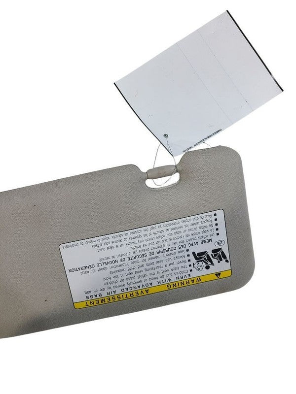 Passenger Sun Visor Prius VIN Du 7th And 8th Digit Fits 10-15 PRIUS 65