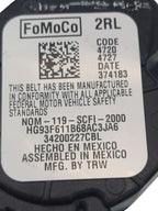 FUSION    2019 Seat Belt Rear 636100