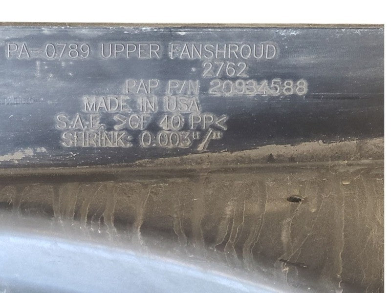 SILVRDO25 2011 Radiator Shroud 673736