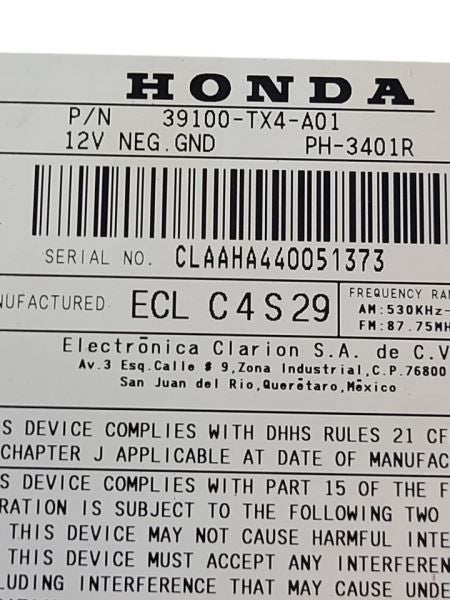 Audio Equipment Radio US Market Audio Assembly Base Fits 13-18 RDX 595