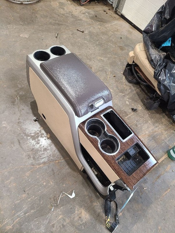 Console Front Floor Full Console With Lid Fits 13-14 FORD F150 PICKUP 