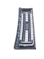 Grille Hood Mounted Black Textured Surround Fits 13-14 FORD F150 PICKU